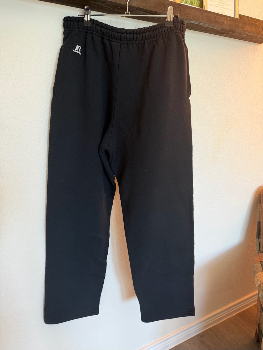 Russell Athletic Black Men's Elastic Waist Joggers
